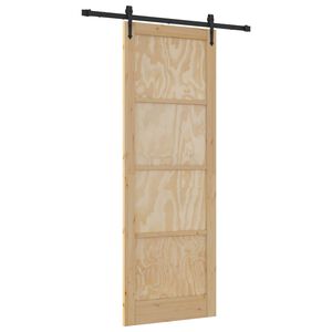 vidaXL Posuvn&eacute; dveře ORKDAL 83 x 232 cm Masivn&iacute; borovicov&eacute; dřevo