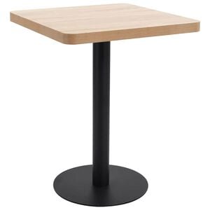 vidaXL Bistro stolek světle hněd&yacute; 60 x 60 cm MDF