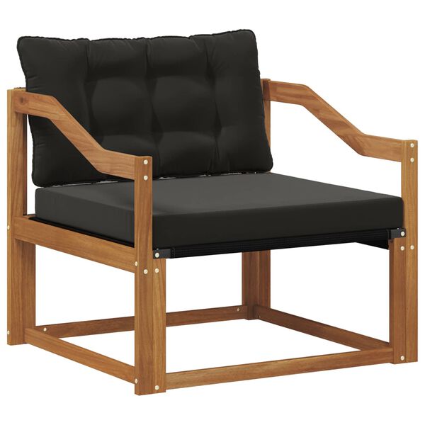 vidaXL Venkovn&iacute; pohovkov&aacute; souprava Masivn&iacute; ak&aacute;ciov&eacute; dřevo a Textilene