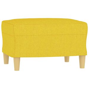 vidaXL Podnožka světle žlut&aacute; 60 x 50 x 41 cm textil