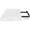 vidaXL N&aacute;stěnn&aacute; polička N&aacute;stěnn&yacute; 4 pcs B&iacute;l&yacute; mramor 80 x 23,5 x 4 cm