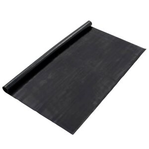 vidaXL Rohož na podlahu Čern&aacute; 1,2 x 5 m Guma