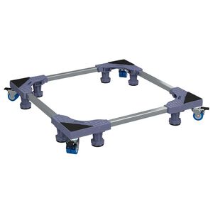 vidaXL Podstavec pod pračku &Scaron;ed&aacute; 66 x 66 x 12 cm Nerezov&aacute; ocel