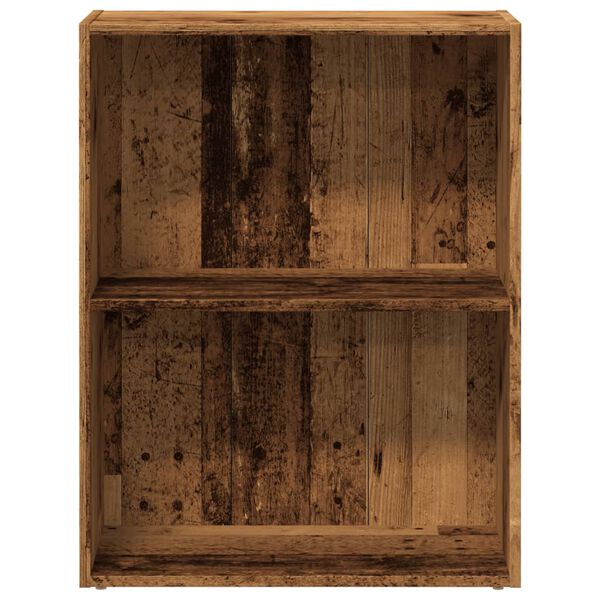 vidaXL Knihovna old wood 60 x 30 x 77 cm kompozitn&iacute; dřevo