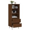 vidaXL Skř&iacute;ň highboard hněd&yacute; dub 40 x 36 x 110 cm kompozitn&iacute; dřevo