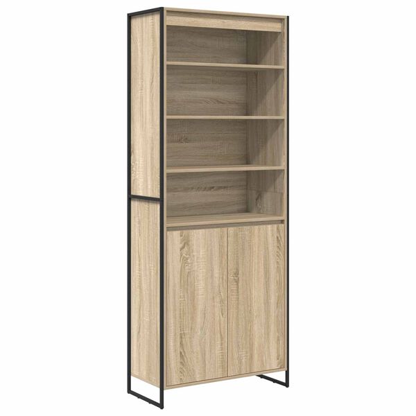 vidaXL Vysok&eacute; skř&iacute;ně 2 pcs Sonoma 60 x 36 x 300 cm kompozitn&iacute; dřevo