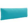 vidaXL Z&aacute;dov&yacute; polstr PUTTEN 100% polyester Tyrkysov&aacute; 120 x 40 x 15 cm