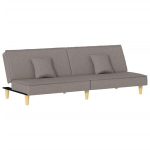 vidaXL Rozkl&aacute;dac&iacute; pohovka taupe textil