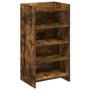 vidaXL Skř&iacute;ň na obuv Kouřov&yacute; dub 48 x 36 x 92 cm Kompozitn&iacute; dřevo