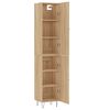 vidaXL Skř&iacute;ň highboard dub sonoma 34,5 x 34 x 180 cm kompozitn&iacute; dřevo