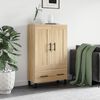 vidaXL Skř&iacute;ň highboard dub sonoma 69,5 x 31 x 115 cm kompozitn&iacute; dřevo