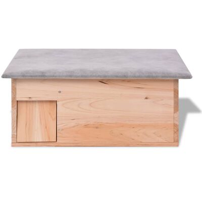 vidaXL Domek pro ježka 45 x 33 x 22 cm dřevěný
