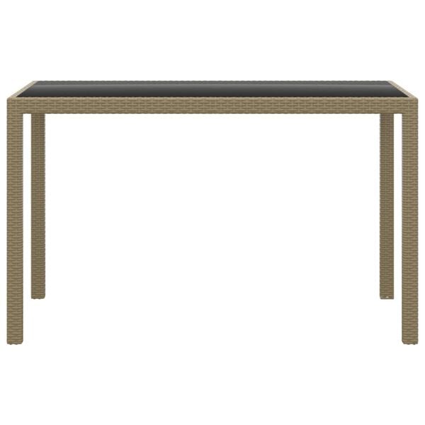 vidaXL 3d&iacute;ln&yacute; zahradn&iacute; j&iacute;deln&iacute; set s podu&scaron;kami polyratan b&eacute;žov&yacute;