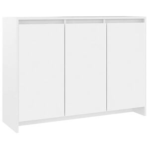 vidaXL Př&iacute;born&iacute;k b&iacute;l&yacute; 102 x 33 x 75 cm kompozitn&iacute; dřevo