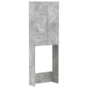 vidaXL Toaletn&iacute; skř&iacute;ňka DELFT Betonově &scaron;ed&aacute; 66 x 25,5 x 190 cm