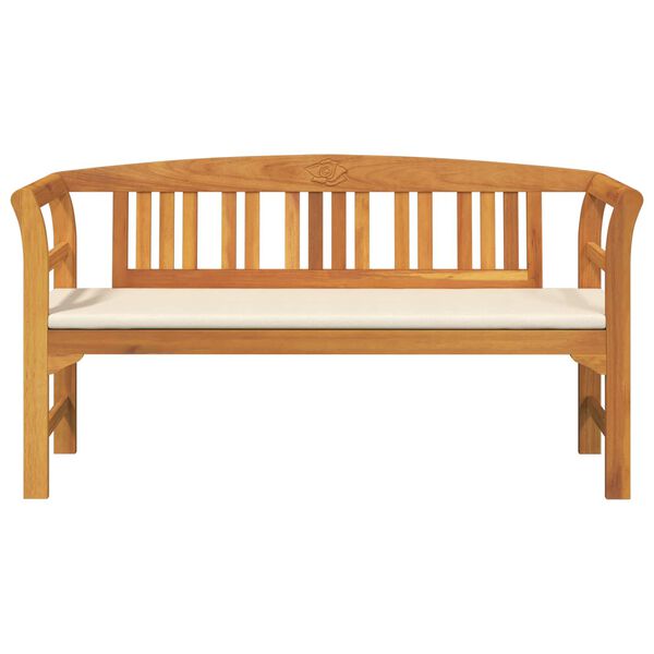 vidaXL lavice s pol&scaron;t&aacute;řem Př&iacute;rodn&iacute; olejov&yacute; n&aacute;těr 157 x 46 x 82,5 cm