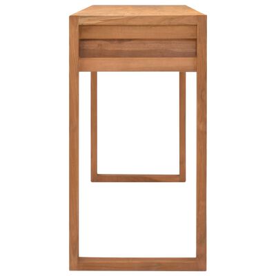 vidaXL Psací stůl se 2 zásuvkami 140 x 40 x 75 cm teakové dřevo