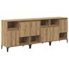 vidaXL Konzole 3 ks Artisanov&yacute; dub 60 x 35 x 70 cm Kompozitn&iacute; dřevo