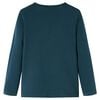 Dětsk&eacute; tričko s dlouh&yacute;m ruk&aacute;vem tmavě zelen&eacute; 104