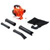 vidaXL 3 v 1 motorový fukar na listí 26 cc oranžový
