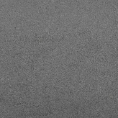 vidaXL Křeslo tmavě šedé 60 cm tkanina z mikrovlákna