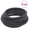 vidaXL Hybridn&iacute; vzduchov&aacute; hadice čern&aacute; 0,6" 5 m pryž a PVC