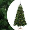 vidaXL Uměl&yacute; v&aacute;nočn&iacute; stromek s v&aacute;nočn&iacute;mi koulemi 120 cm 150 LED