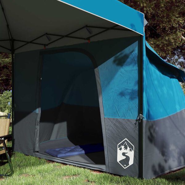 vidaXL Sada Camping Stanů se střechou 2 pcs Modr&aacute; Taffeta a Tkanina