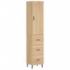 vidaXL Skř&iacute;ň highboard dub sonoma 34,5 x 34 x 180 cm kompozitn&iacute; dřevo