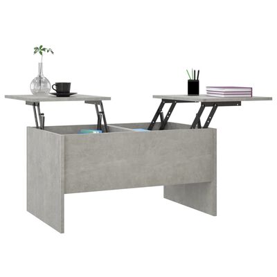 vidaXL Konferenční stolek betonově šedý 80x50x42,5 cm kompozitní dřevo