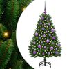 vidaXL Uměl&yacute; Skl&aacute;dac&iacute; V&aacute;nočn&iacute; Strom 150 LED Zelen&aacute; 120 cm PVC a ocel