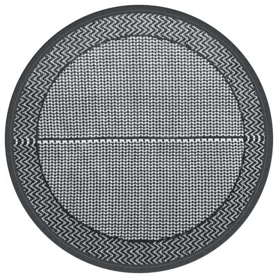 vidaXL Venkovní koberec šedý Ø 160 cm PP