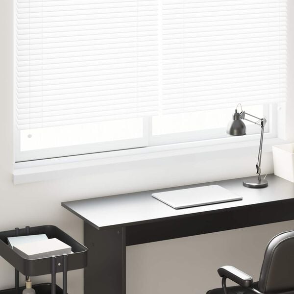 vidaXL Parapet okna B&iacute;l&aacute; 120 x 10 x 4,5 cm PVC