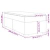 vidaXL Box spring postel s matrac&iacute; světle &scaron;ed&aacute; 80 x 200 cm samet