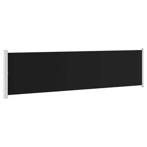 vidaXL Zatahovac&iacute; bočn&iacute; mark&yacute;za / z&aacute;stěna 600 x 160 cm čern&aacute;
