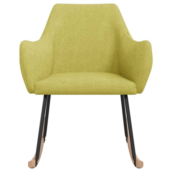 vidaXL Houpac&iacute; křeslo zelen&eacute; textil