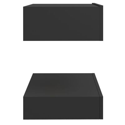 vidaXL Noční stolky 2 ks šedé 60 x 35 cm dřevotříska