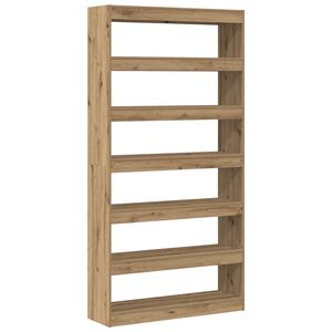 vidaXL Knihovna 6 &uacute;rovn&iacute; 100 x 30 x 198 cm Kompozitn&iacute; dřevo