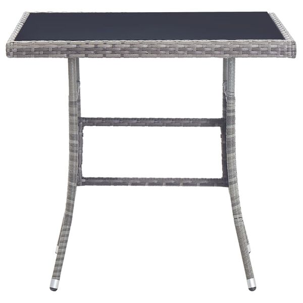 vidaXL 5d&iacute;ln&yacute; zahradn&iacute; j&iacute;deln&iacute; set s podu&scaron;kami polyratan &scaron;ed&yacute;