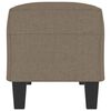 vidaXL Lavice taupe 100 x 35 x 41 cm textil