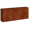 vidaXL Truhl&iacute;k Rusty 200x40x80 cm Zvětral&aacute; ocel
