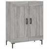 vidaXL Skř&iacute;ň highboard &scaron;ed&aacute; sonoma 69,5 x 34 x 180 cm kompozitn&iacute; dřevo