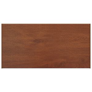 vidaXL Parapet okna Hněd&eacute; dřevo 80 x 40 x 4,5 cm PVC