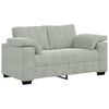 vidaXL Loveseat Sofa světle &scaron;ed&aacute; 160x77x82 cm samet