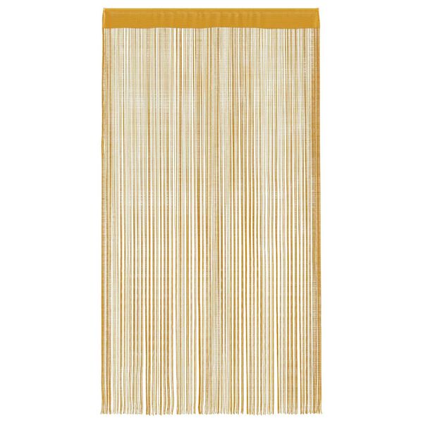 vidaXL String Curtains 2 ks Gold 100x250 cm