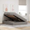 vidaXL Postel s &uacute;ložn&yacute;m prostorem a matrac&iacute; Taupe 140 x 200 cm