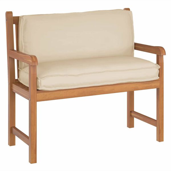 vidaXL Polstr na paletové opěradlo s polštářem Béžová 120 x 40 x 12 cm