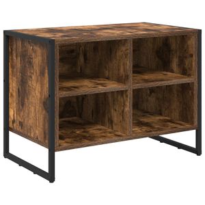 vidaXL Skř&iacute;ň na obuv 60 x 35 x 44 cm Kompozitn&iacute; dřevo Kouřov&yacute; dub