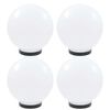 vidaXL Kulovité LED lampy 4 ks koule 25 cm PMMA