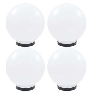 vidaXL Kulovit&eacute; LED lampy 4 ks koule 25 cm PMMA
